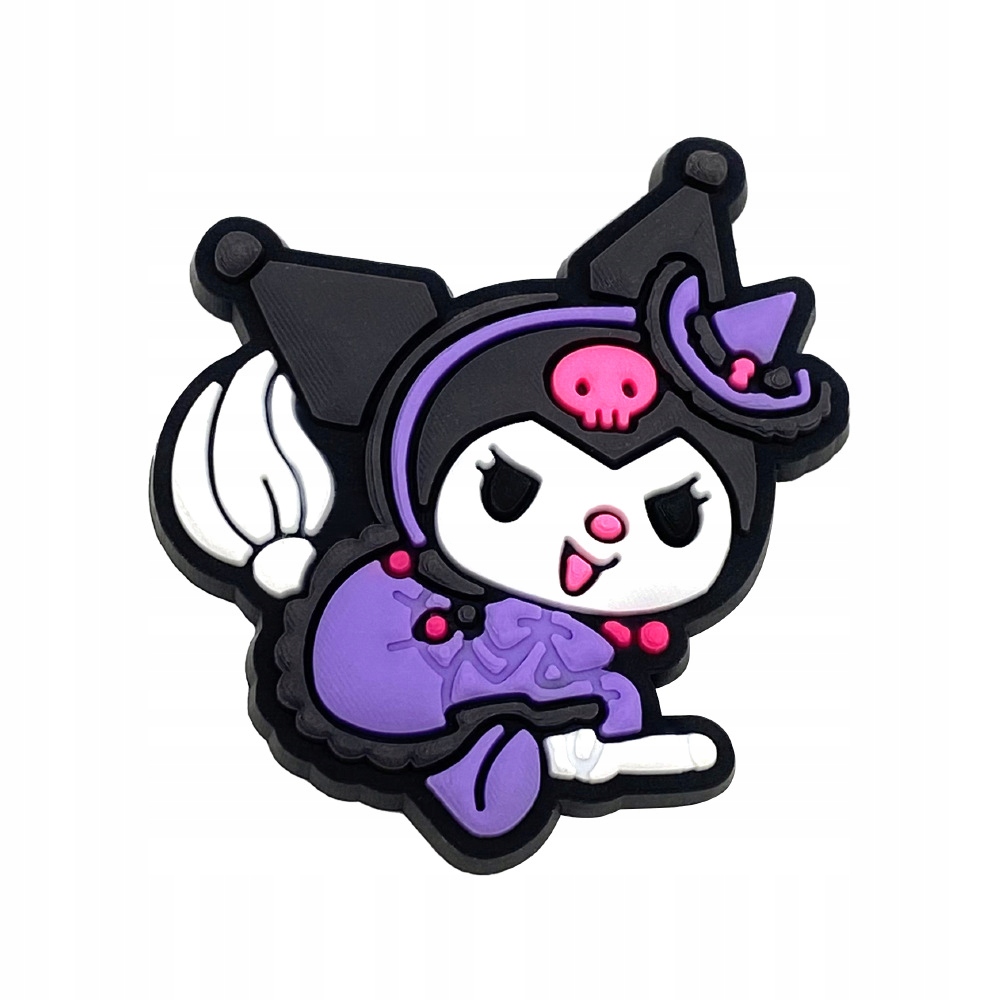Przypinka Kuromi Hello Kitty do Crocs