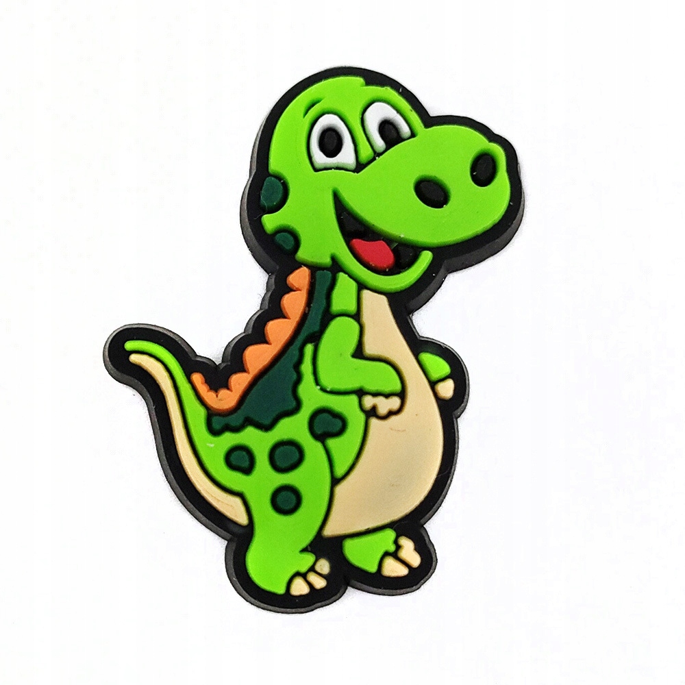 Przypinka Dinozaur do Crocs butów klapków telefonu torebki plecaka torby