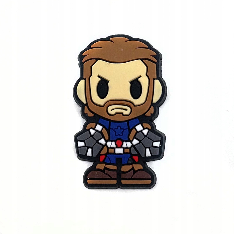 Przypinka Kapitan Ameryka Marvel Avengers do Crocs
