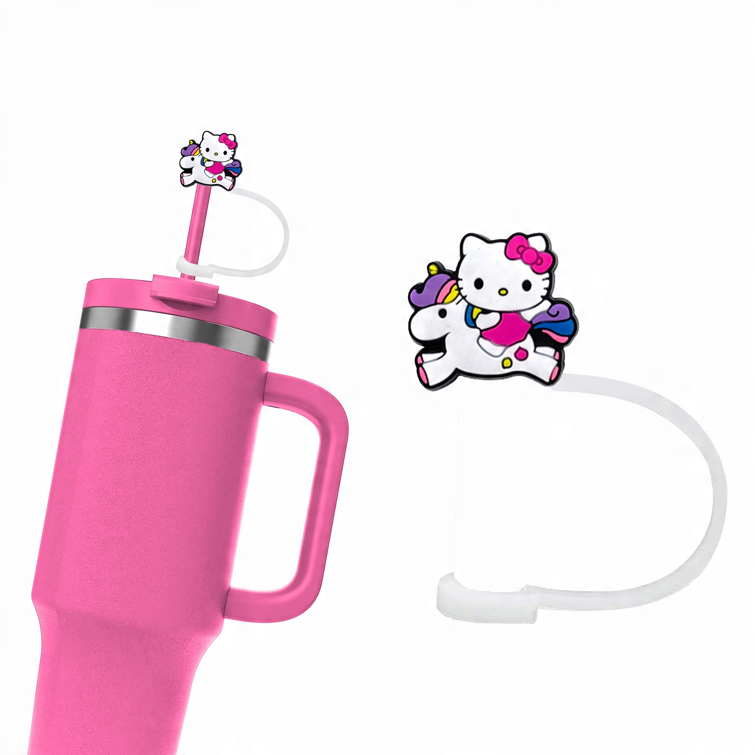 Silikonowa Nasadka na Słomkę Kubek Stanley HELLO KITTY 1 szt