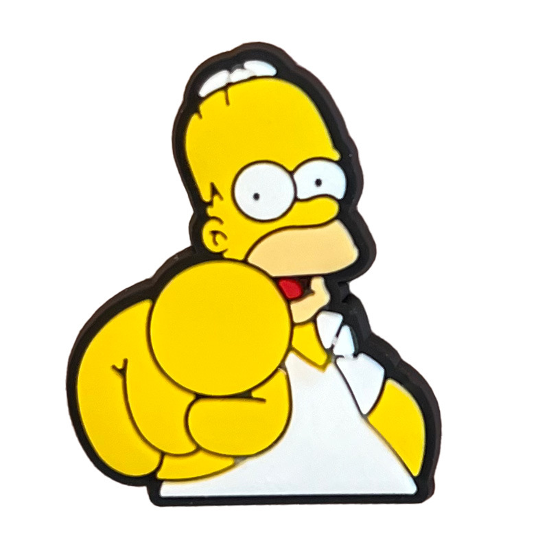 Przypinka Simpsonowie The Simpsons do Crocs butów klapków telefonu torebki