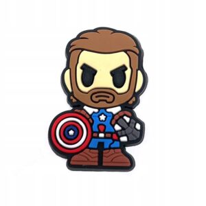 Przypinka Kapitan Ameryka Marvel Avengers do Crocs | Oro Party