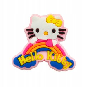 Przypinka Tęcza Hello Kitty do Crocs | Oro Party
