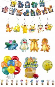 Zestaw Dekoracji Urodzinowych Pokémon XXL - Oro Party