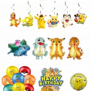 Zestaw Dekoracji Urodzinowych Pokémon XXL