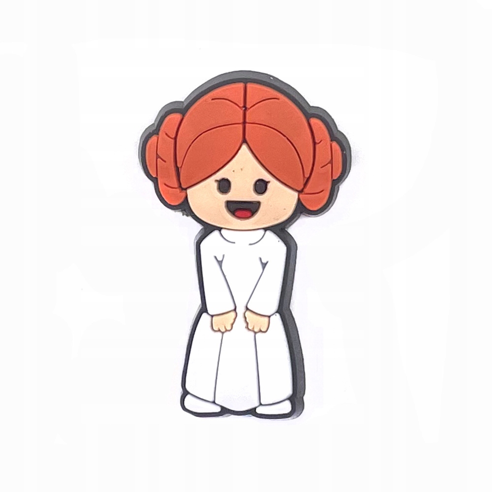 Przypinka Księżniczka Leia Star Wars do Crocs