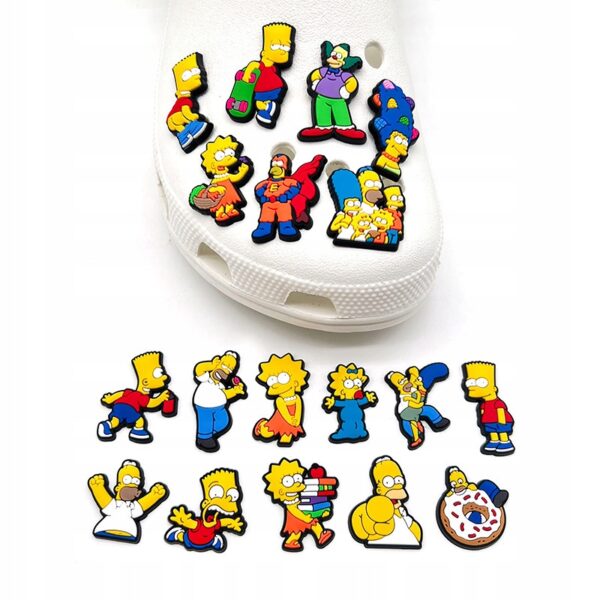 Przypinka Simpsonowie The Simpsons do Crocs butów klapków telefonu torebki - obrazek 5