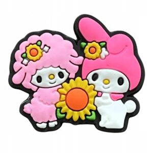 Przypinka My Sweet Piano i My Melody Hello Kitty do Crocs | Oro Party