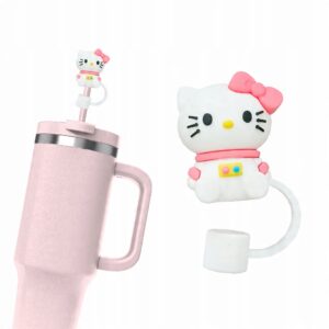 Silikonowa Nasadka na Słomkę Kubek Stanley Hello Kitty Kawaii 1 szt