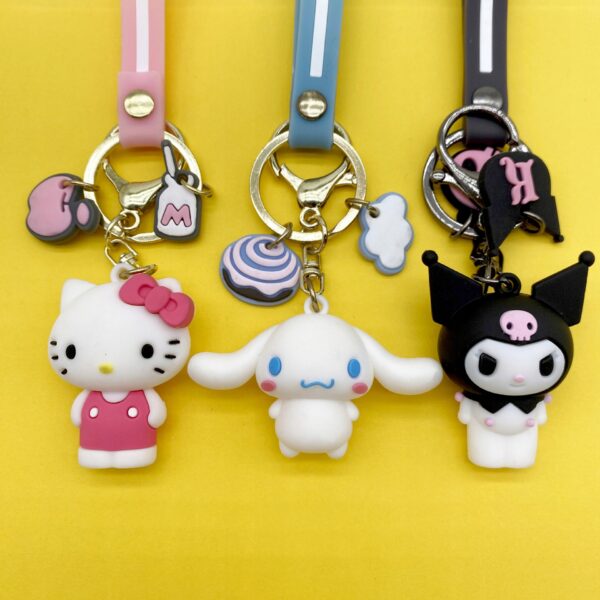Kawaii Breloczek HELLO KITTY Kuromi - Oro Party | Idealny na Prezent - obrazek 7