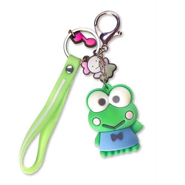 Kawaii Breloczek HELLO KITTY Keroppi - Oro Party | Idealny na Prezent - obrazek 2