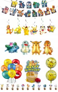 Pokémon Zestaw XL Dekoracji Urodzinowych - Oro Party