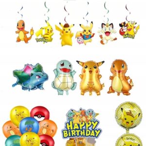 Pokémon Zestaw XL Dekoracji Urodzinowych