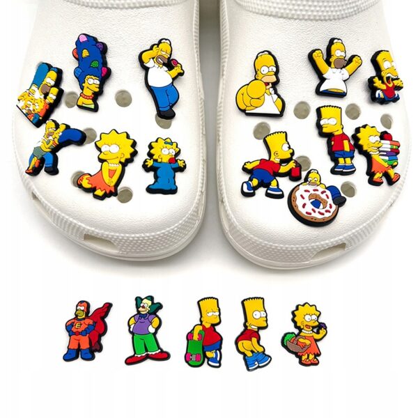 Przypinka Simpsonowie The Simpsons do Crocs butów klapków telefonu torebki - obrazek 3