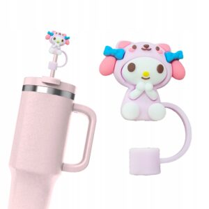 Silikonowa Nasadka na Słomkę Kubek Stanley Hello Kitty MELODY Kawaii 1 szt