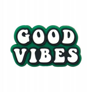 Przypinka Napis GOOD VIBES do Crocs | Oro Party