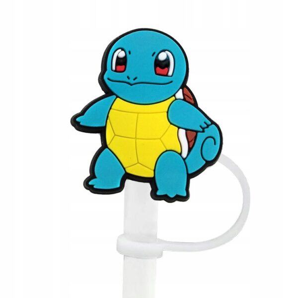 Silikonowa Nasadka na Słomkę Kubek Stanley POKEMON Squirtle 1 szt - obrazek 3