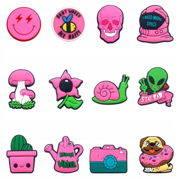 Przypinka Pink Kaktus Kaktusy do Crocs - obrazek 6