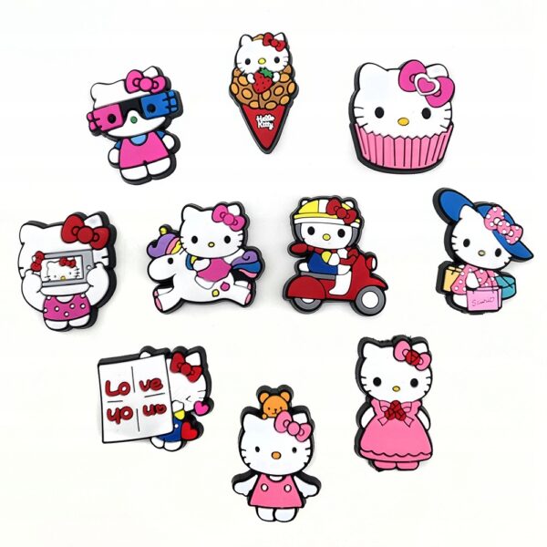 Przypinka Okulary Hello Kitty do Crocs - obrazek 4