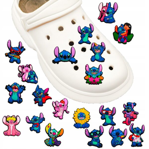 Przypinka Angel Andzia Stitch Stich do Crocs - obrazek 4