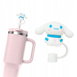 Silikonowa Nasadka na Słomkę Kubek Stanley Hello Kitty CINNAMOROLL Kawaii