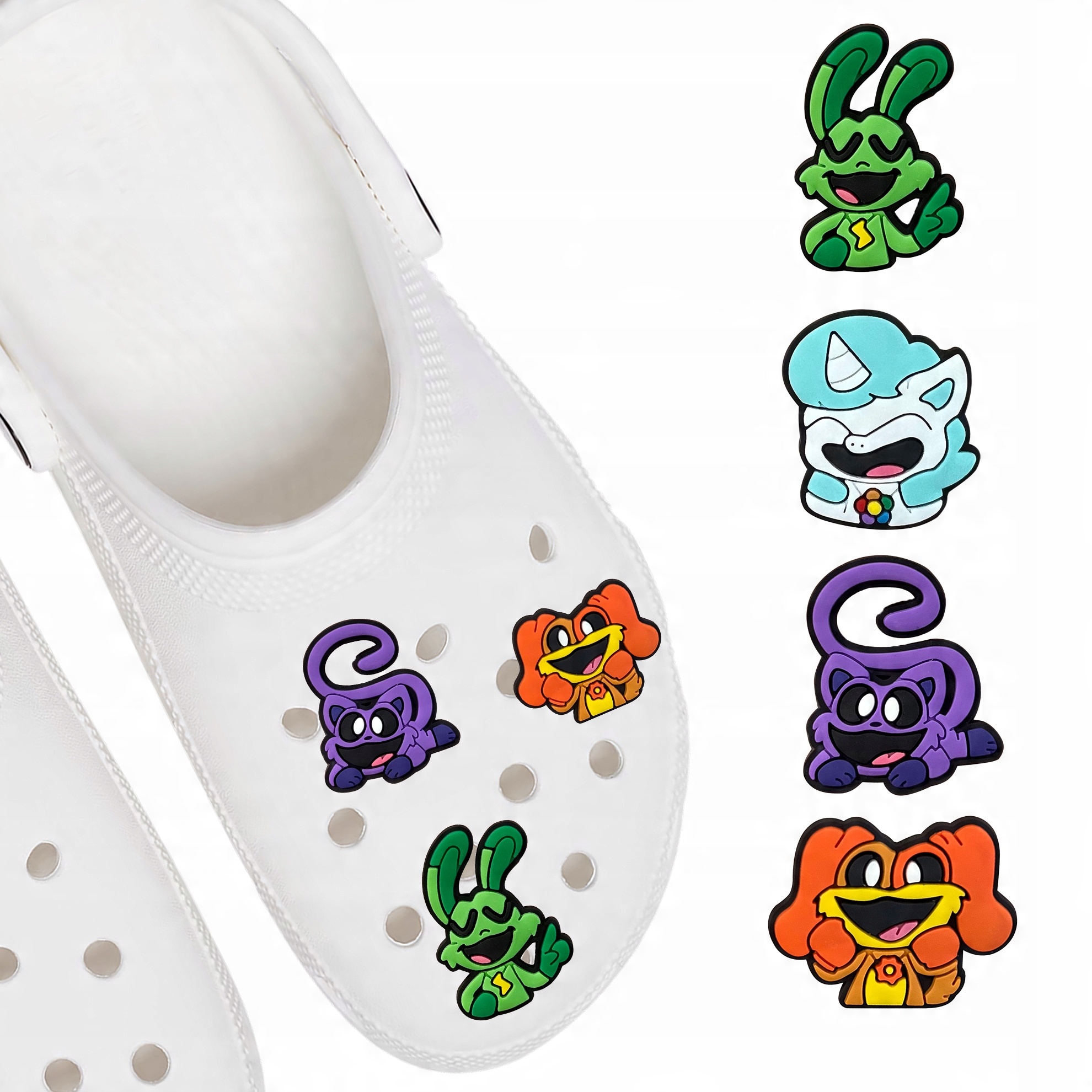 Zestaw przypinek do butów Crocs SMILING CRITTERS