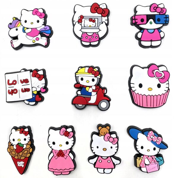 Przypinka Okulary Hello Kitty do Crocs - obrazek 2