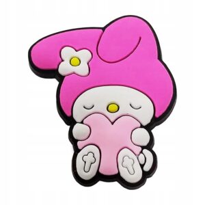 Przypinka Serduszko My Melody Hello Kitty do Crocs | Oro Party