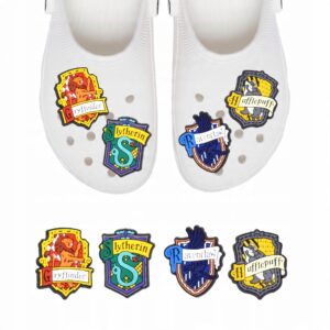 Przypinki do butów Crocs Harry Potter 4 sztuki | Dekoracje Hogwart