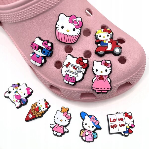 Przypinka Okulary Hello Kitty do Crocs - obrazek 3