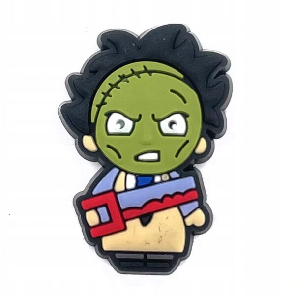 Przypinka Leatherface Halloween do Crocs