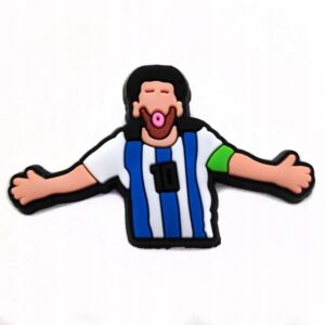 Przypinka Leo Messi Piłka nożna do Crocs