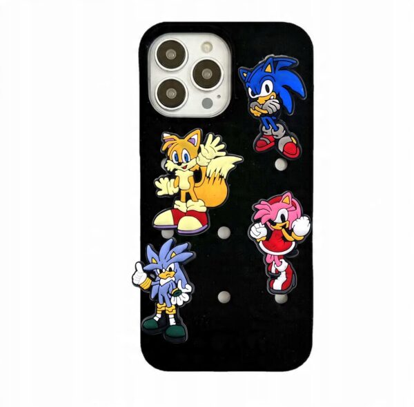 Przypinki do Crocs SONIC do butów telefonu torby zestaw 16 szt - obrazek 3