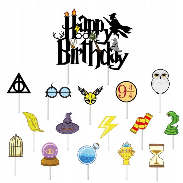 Zestaw Dekoracji Urodzinowych Harry Potter XL | Oro Party - obrazek 9