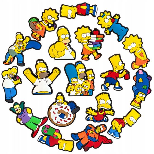 Przypinka Simpsonowie The Simpsons do Crocs butów klapków telefonu torebki - obrazek 4