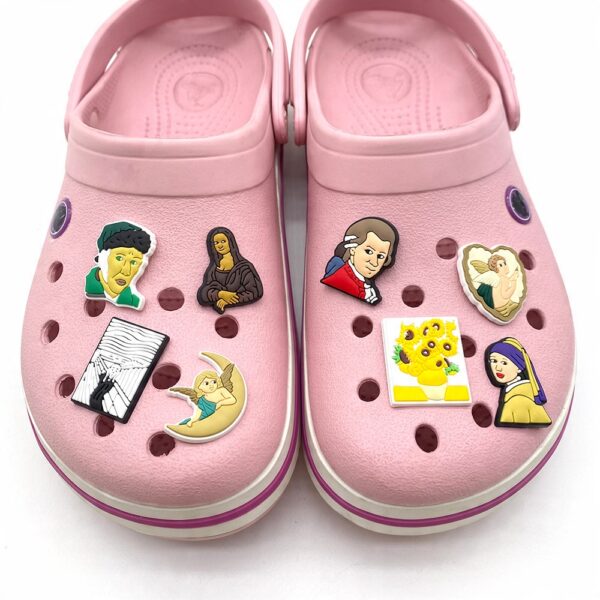 Przypinki do Crocs SZTUKA VAN GOGH do butów telefonu torby zestaw 8 szt - obrazek 3