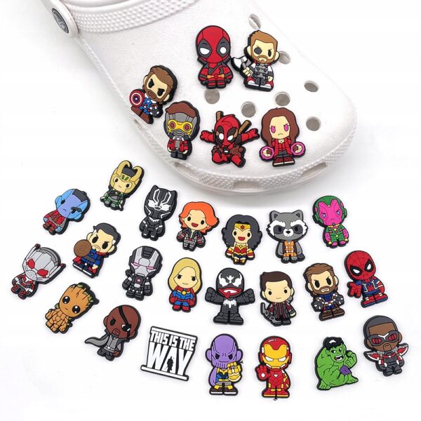 Przypinka Iron Man Marvel Avengers do Crocs - obrazek 3