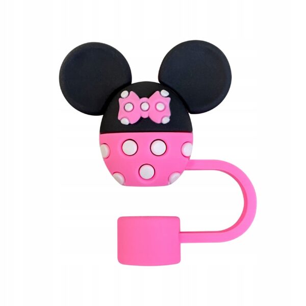 Silikonowa Zatyczka na Słomkę Kubek Stanley Disney Myszka Minnie 1szt - obrazek 2