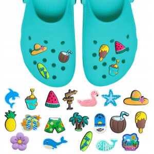 Przypinki do Crocs LATO SUMMER do butów telefonu torby zestaw 19 szt