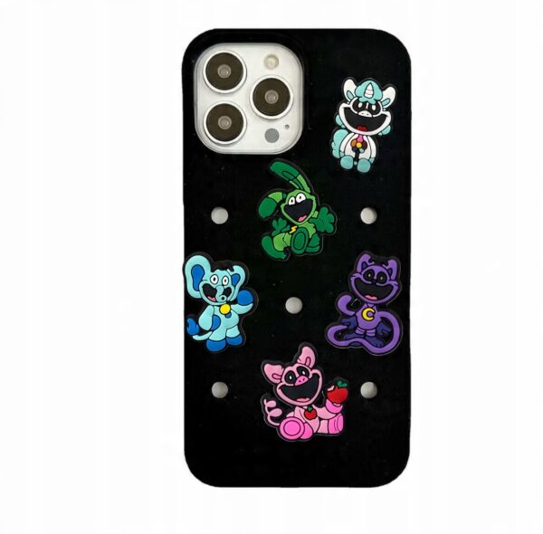 Przypinki do Crocs SMILING CRITTERS do butów telefonu torby zestaw 8 szt - obrazek 4