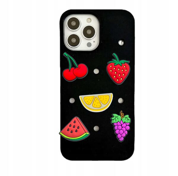 Przypinki do Crocs OWOCE do butów telefonu torby zestaw 5 szt - obrazek 4