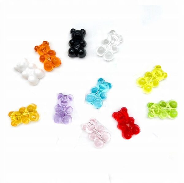 Przypinki do Crocs MISIE HARIBO do butów telefonu torby zestaw 11 szt - obrazek 2