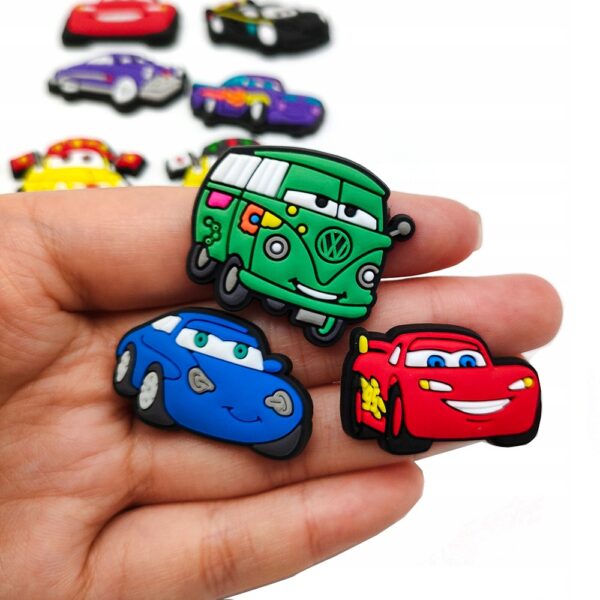 Przypinka Auta Cars Zygzak McQueen do Crocs | Oro Party - obrazek 6