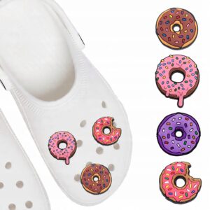 Przypinki do Crocs DONUTS PĄCZKI do butów telefonu torby zestaw 4 szt